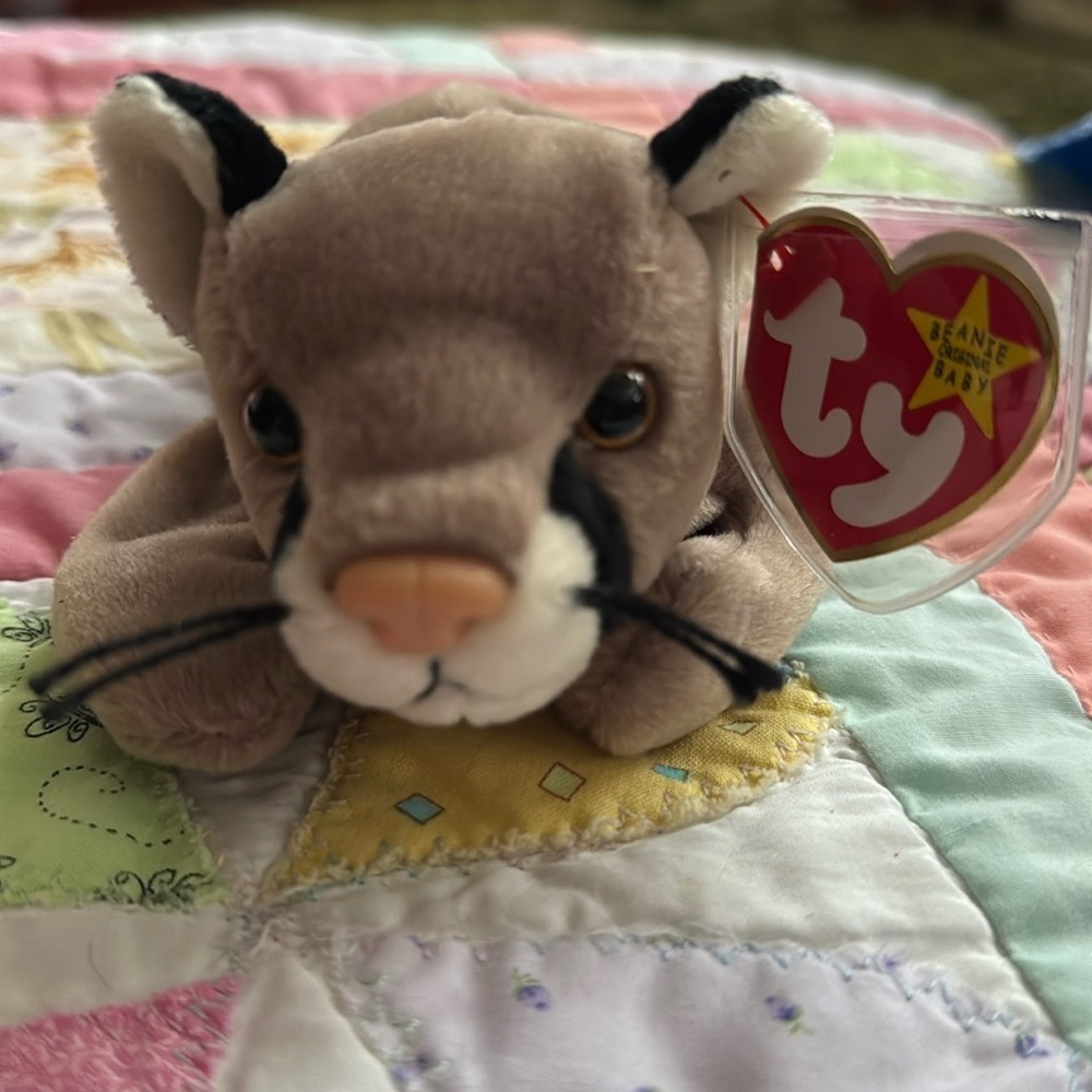 Ty Beanie Babies Collection Canyon the Cat 1998